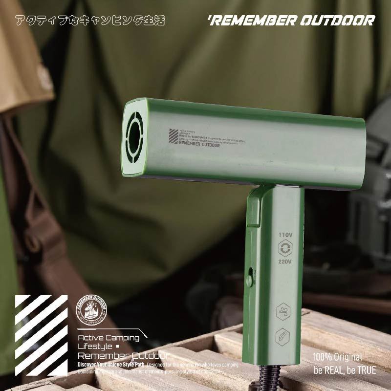 【樂活不露】雷神吹風機 【夜幕黑】輕量吹風機 可摺疊吹風機 速乾 出國旅行適用 露營, , large