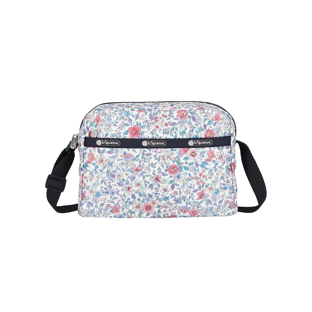 |快速出貨|Lesportsac Daniella Crossbody 拉鍊斜背包 側背包 - 織錦花語, , large