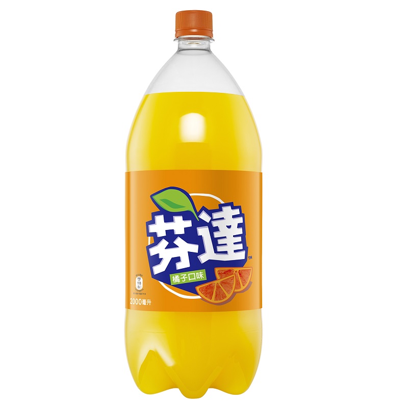 芬達橘子汽水2L