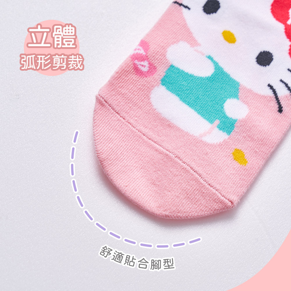 (多款)Sanrio 三麗鷗 耀眼系列童襪【旺達棉品】PC-A503, , large
