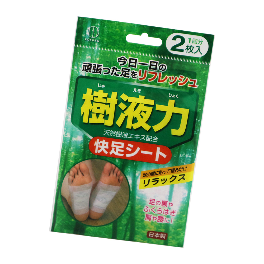 日本製KOKUBO樹液足貼-2枚入x12組, , large