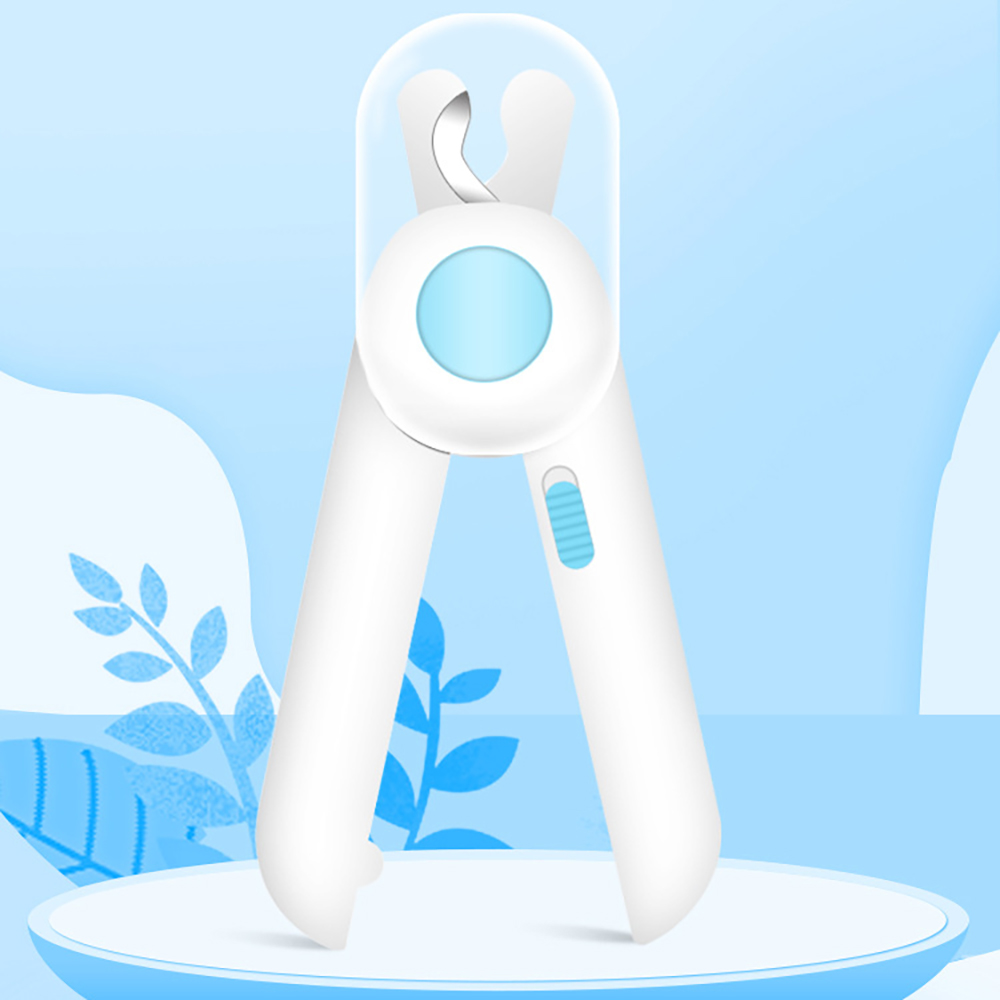【LED Pet Nail Clipper】&mdash;Built-in LED light helps locate the quick to protect your pet. Pain-free trimming with a stainless steel blade, semi-circular cutting edge, and waterproof, durable design., , large