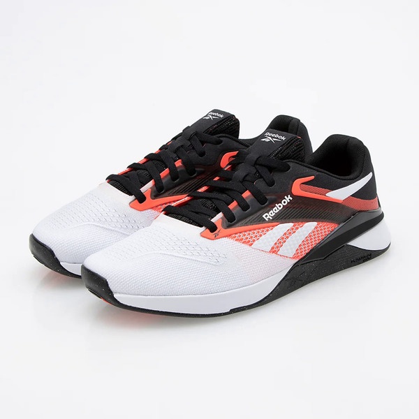 Reebok Nano X4 男 訓練鞋 多功能 運動 健身 重訓 支撐 透氣 緩震 白黑橘 [100074684], , large