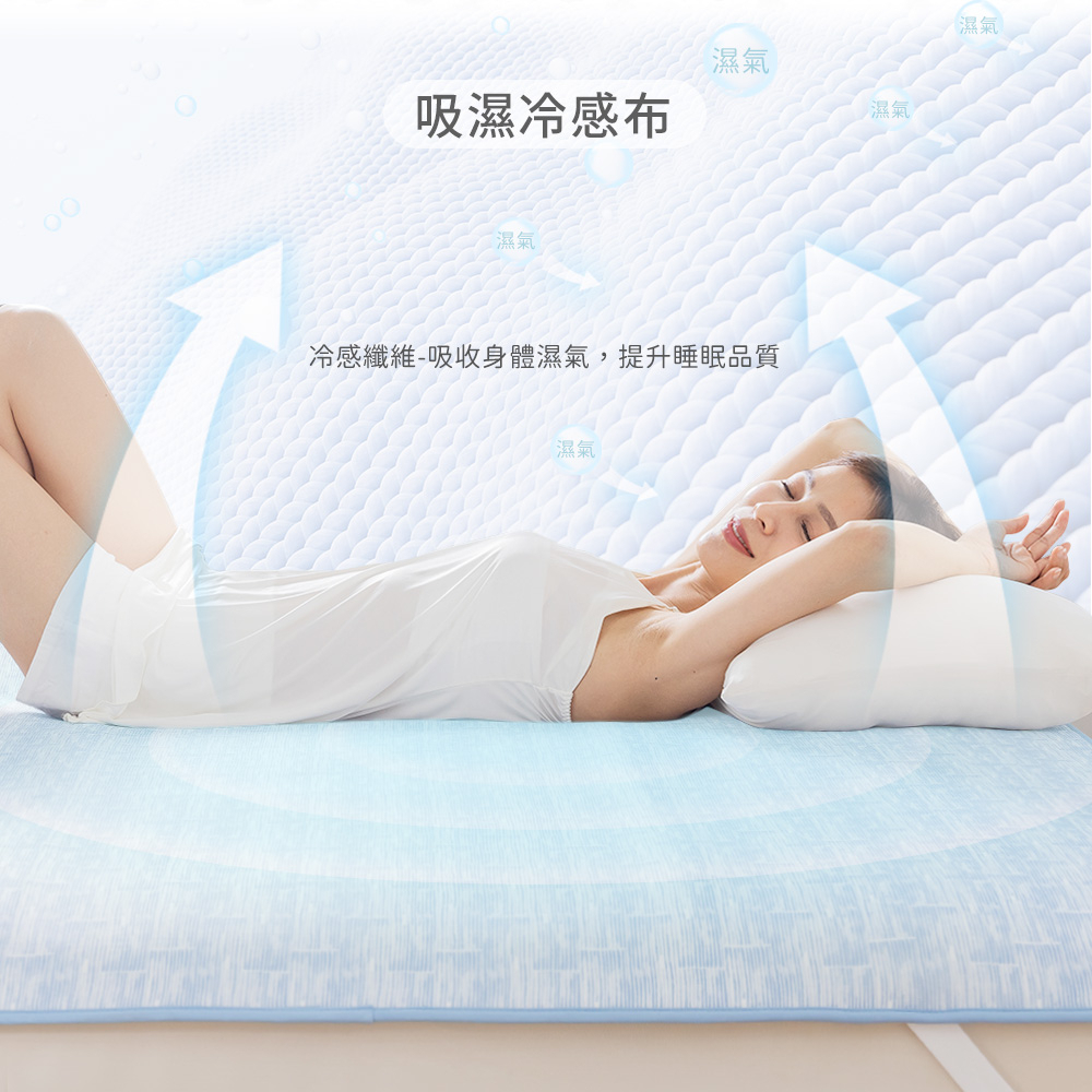 【日本旭川】AIRFit氧活力極致涼感空氣床墊 伊正推薦 1.2cm 涼墊 涼蓆 可水洗 6D透氣循環, , large