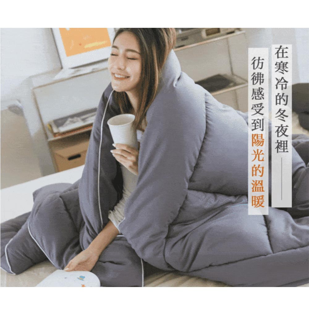 【心安購物】Idea Hom 石墨烯豆腐超導發熱被 (雙人加大 210x180 cm), , large