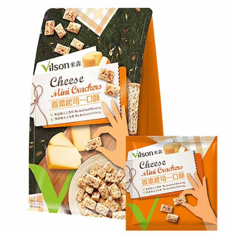 【米森 vilson】 Cheese Mini Cracker (20gx5 bags) , , large