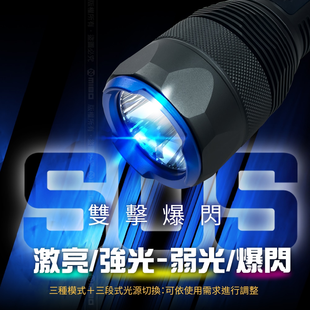 8電廠 MB7804 激亮戶外手電筒 1000流明, , large