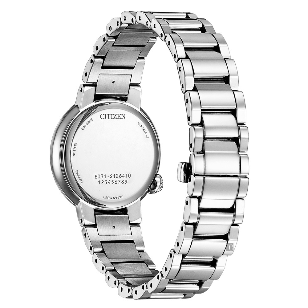 CITIZEN 星辰  L系列 光動能大三針星雲女錶 EM0910-80D, , large