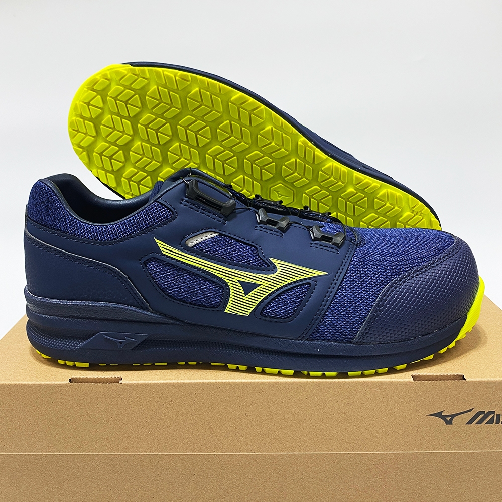 MIZUNO PRIME FIT LS II 旋鈕工作鞋 安全鞋 塑鋼鞋頭 F1GA225214 23FWO, , large