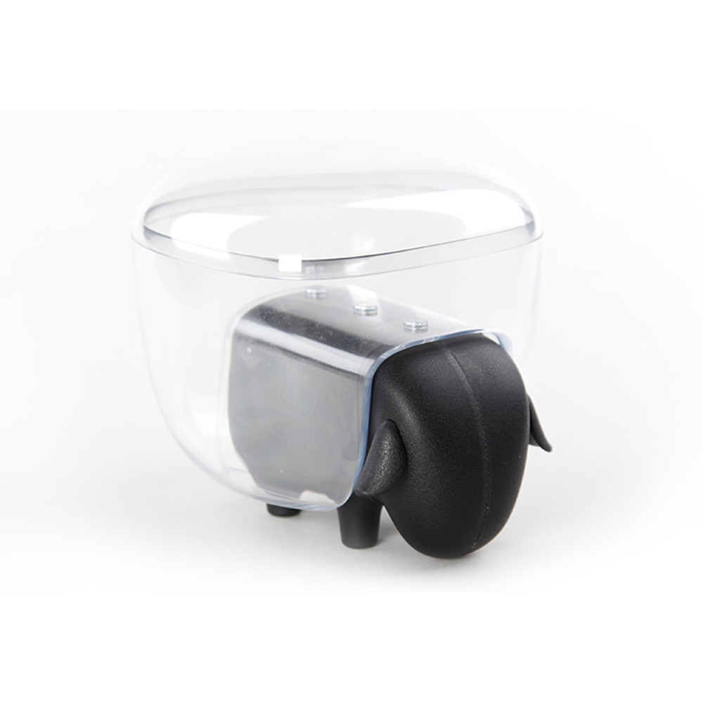 Sheepshape Container Clear Black, , large