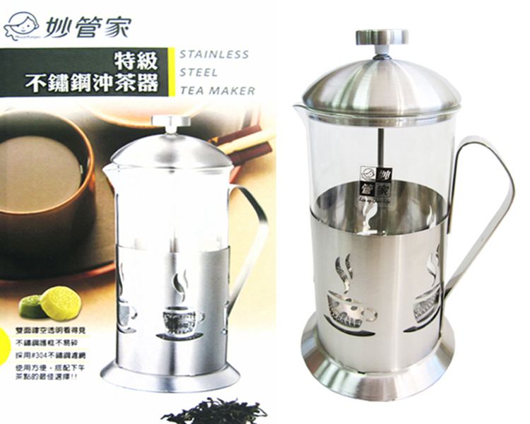 妙管家特級不鏽鋼沖茶器-0.7L-1入, , large