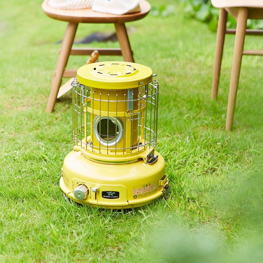 【可易家電】日本千石阿拉丁卡式瓦斯暖爐 | 露營界知名時尚潮流品 SAG-BF02A(黃), , large