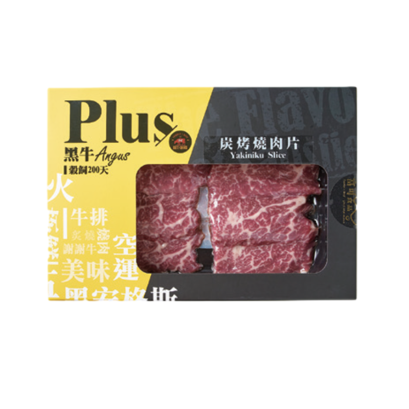 冷藏澳洲黑牛PLUS穀飼炭烤燒肉片150g, , large