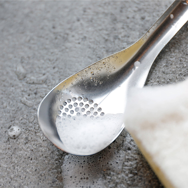 FOAM-REMOVED STAINLESS SPOON, , large