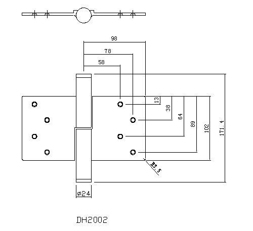 【協進五金】I-ONE 韓國回歸鉸鍊蝶型緩關 左邊銀色, , large