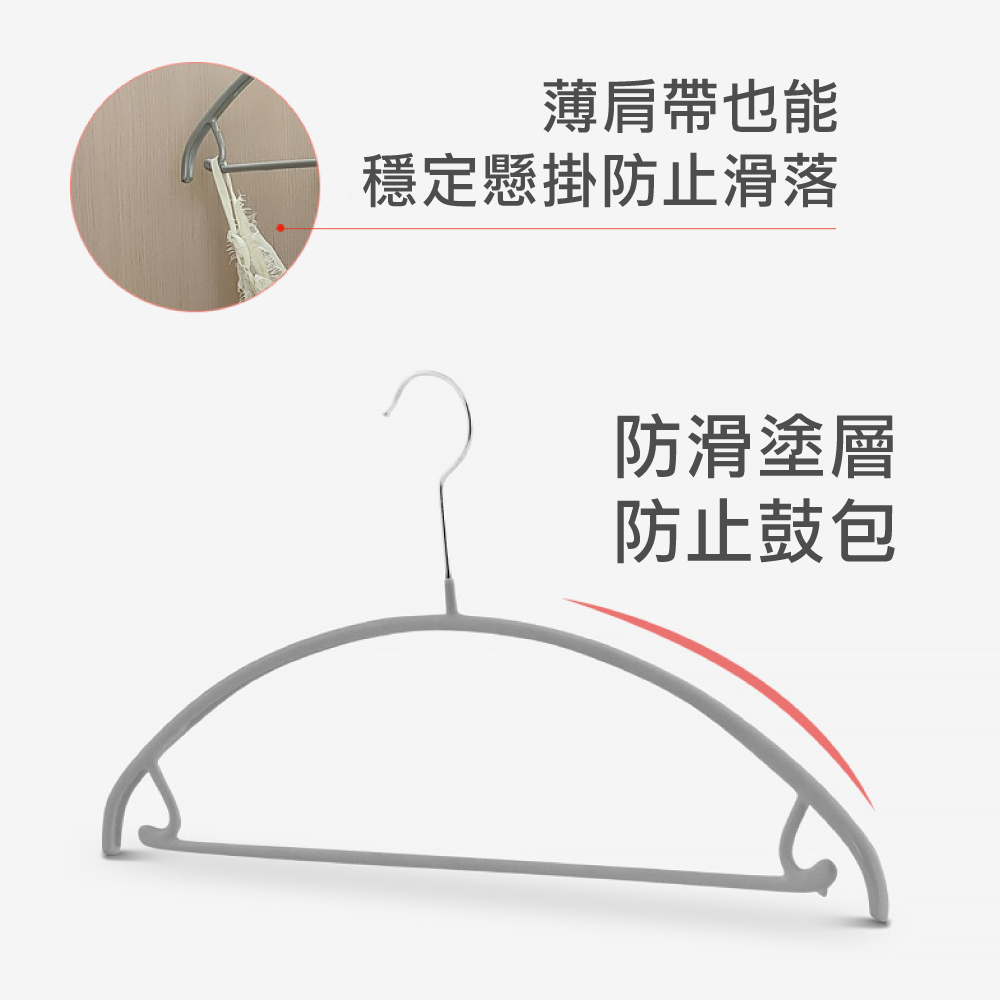 【德國MAWA】德國原裝進口 無痕止滑 專業套裝衣架42cm 20入/白, , large