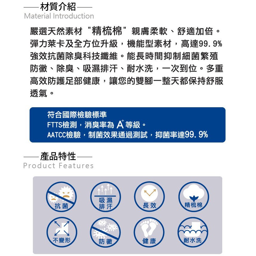 【BVD】雙效抗菌除臭1/2健康男襪(加大)<白>B384 男襪 短襪 學生襪, , large