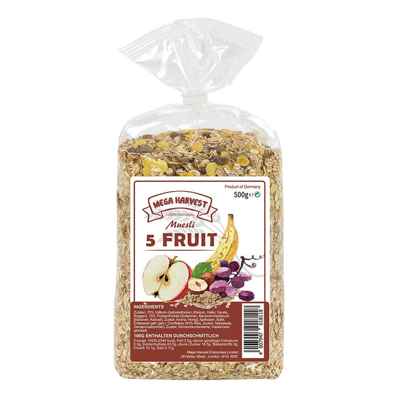 Mega Harvest 5-Fruit Muesli, , large