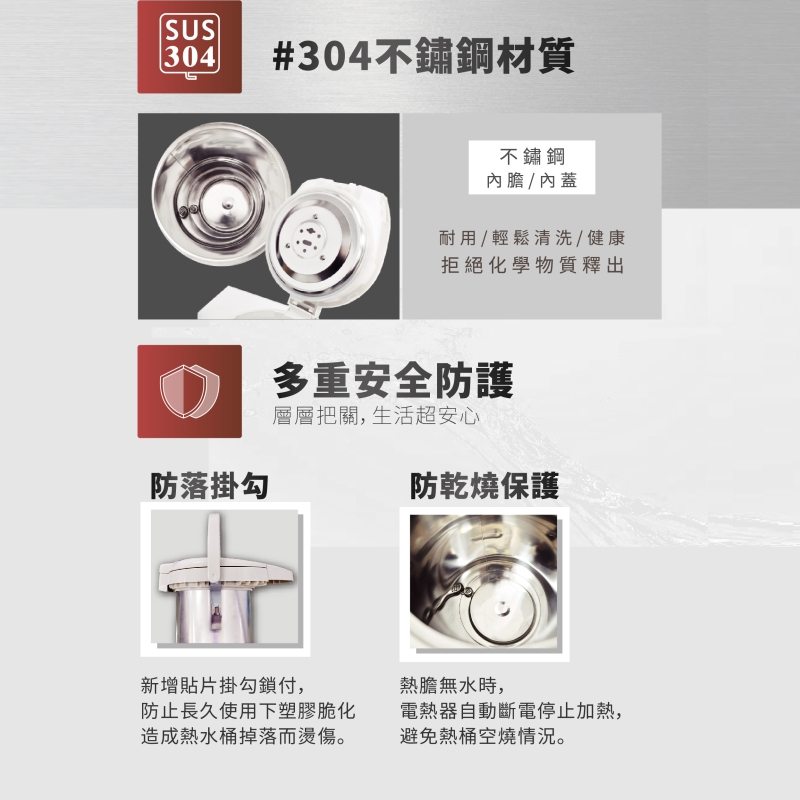 元山YS-5504APS微電腦熱水瓶5L, , large