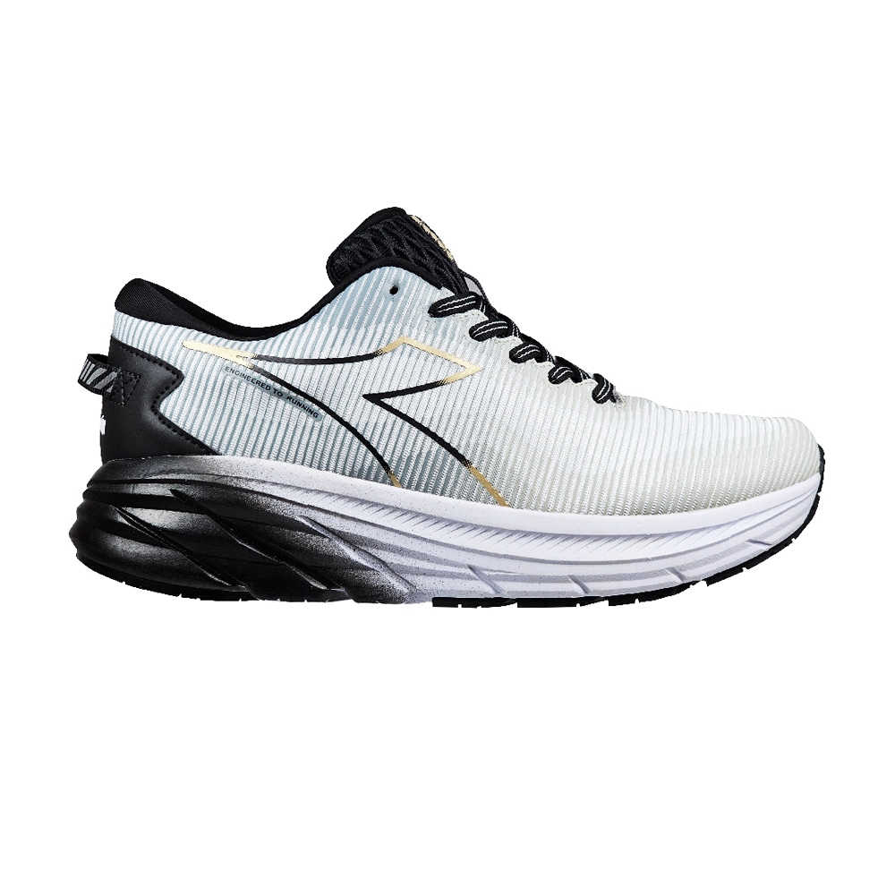 DIADORA迪亞多那 專業慢跑鞋 男運動鞋 男鞋 大尺碼 寬楦 寬腳板 高腳背 輕量 透氣 吸震 厚底 止滑 白黑 綠, , large