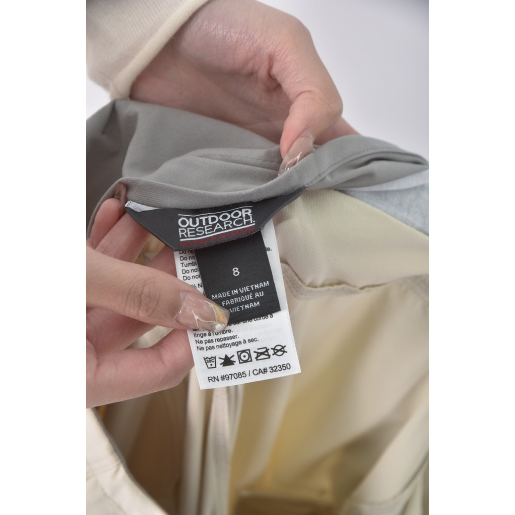 (4XL（含）以上) outdoor research西裝高腰白色長褲二手衣, , large