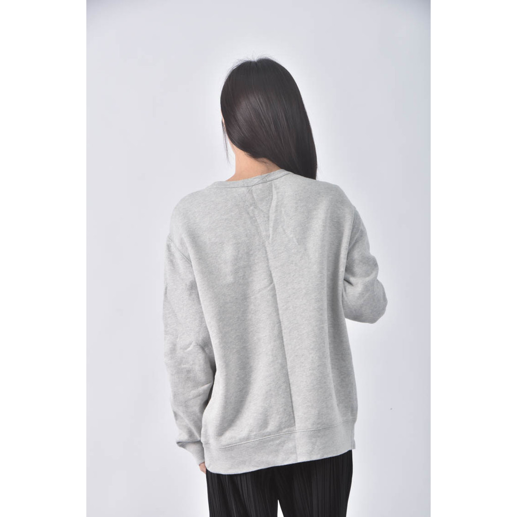 (M) polo ralph lauren棉質圖案灰色長袖上衣二手衣, , large