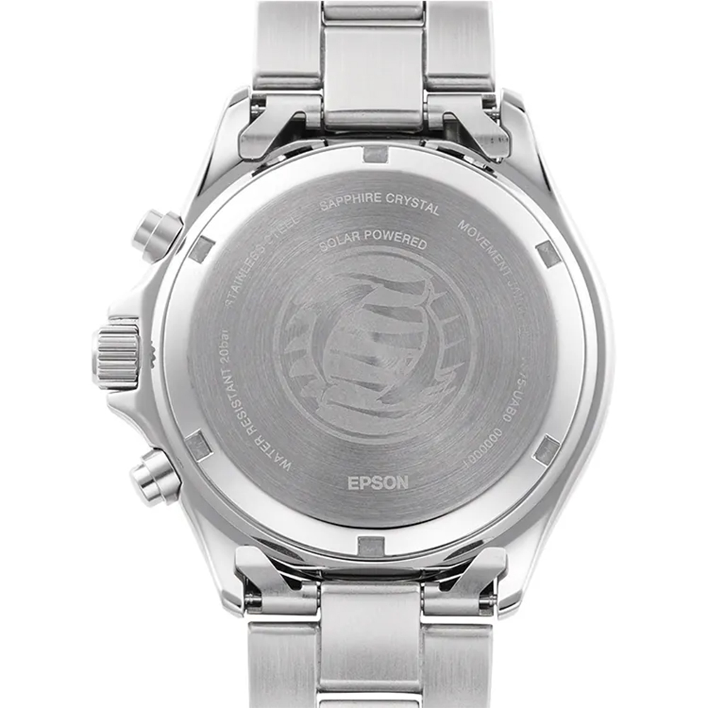 ORIENT 東方錶 Sports 熊貓錶 潛水風格太陽能三眼計時手錶-42.8mm RA-TX0203S, , large