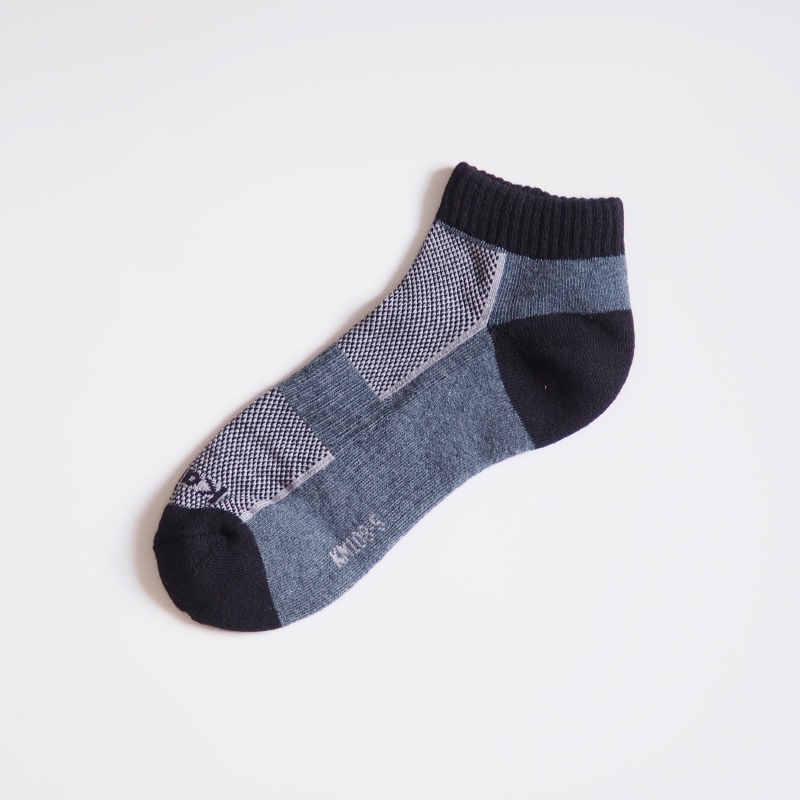 [Kaimei Cotton] 6 pairs set, MIT made in Taiwan, high quality and all-round, Kaimei’s exclusive high-efficiency deodorant sports socks, classic gray style, , large