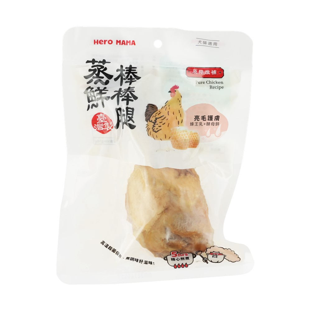 HeroMama-蒸鮮棒棒腿80g-亮毛護膚, , large