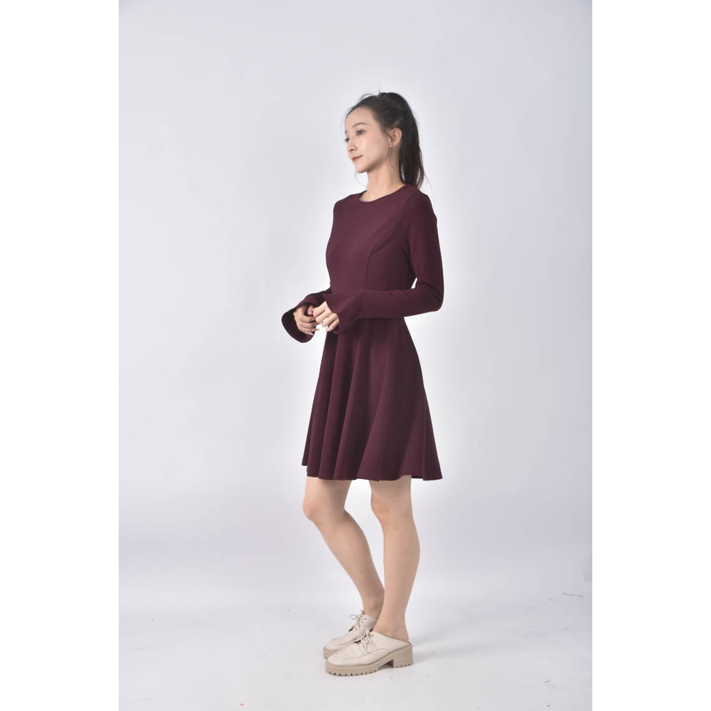 (XS（含）以下) only酒紅色洋裝二手衣, , large