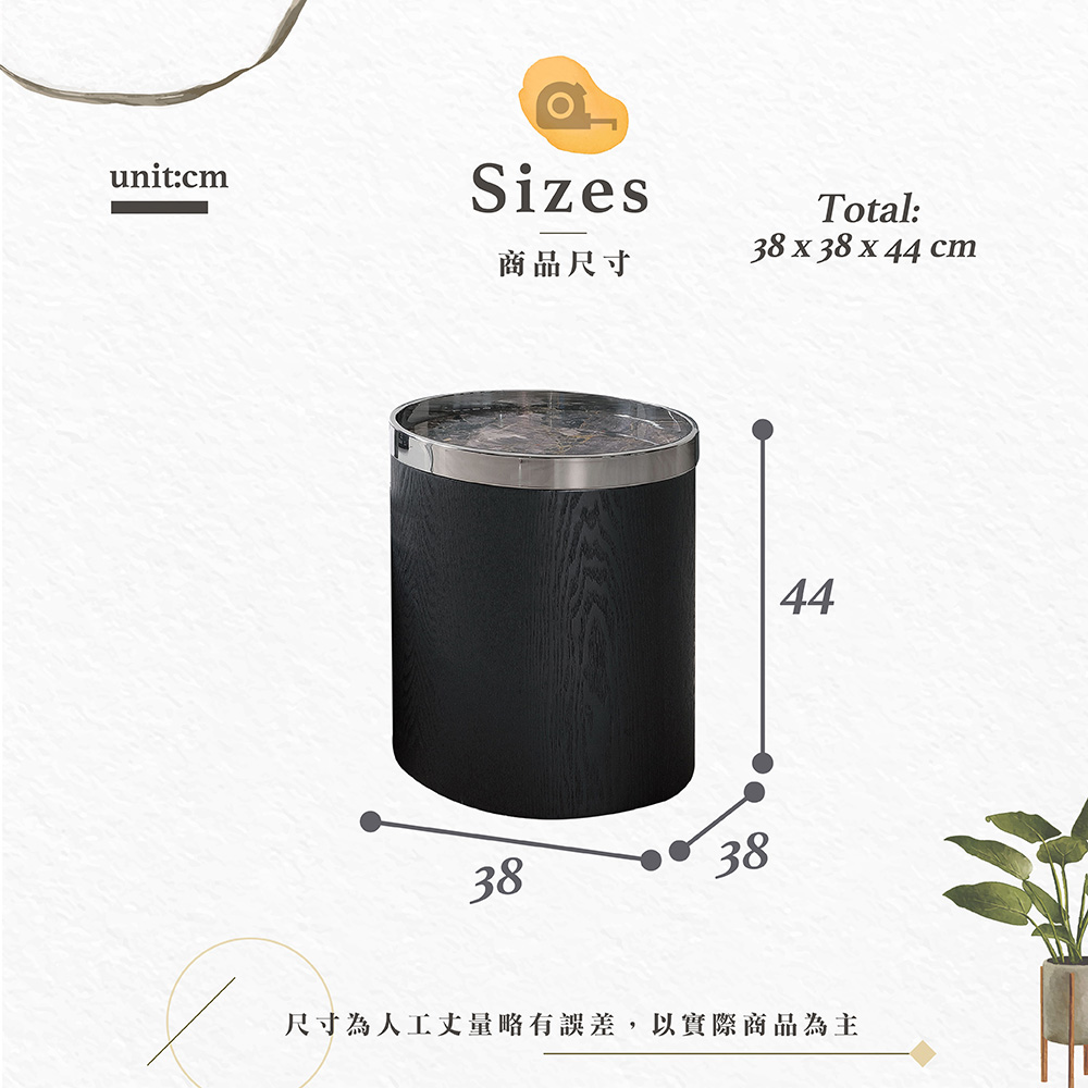 【Hampton 漢汀堡】格德石面小茶几, , large