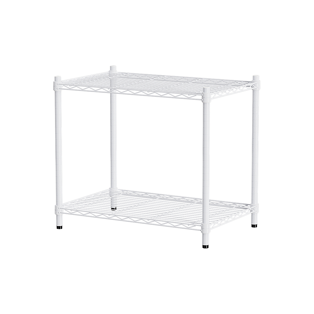 【Y HOUSE】70x45x60cm Lightweight Two-layer Iron Rack Iron Rack Shelf-Painted White, , large