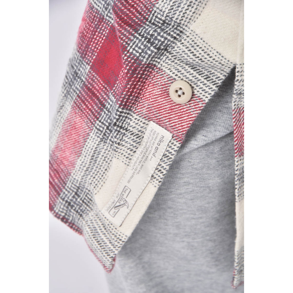 (2XL) niko and格紋紅色外套二手衣, , large