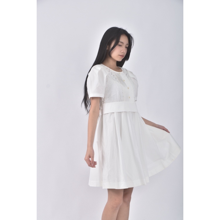 (S) jorya質感兩件式白色洋裝二手衣, , large