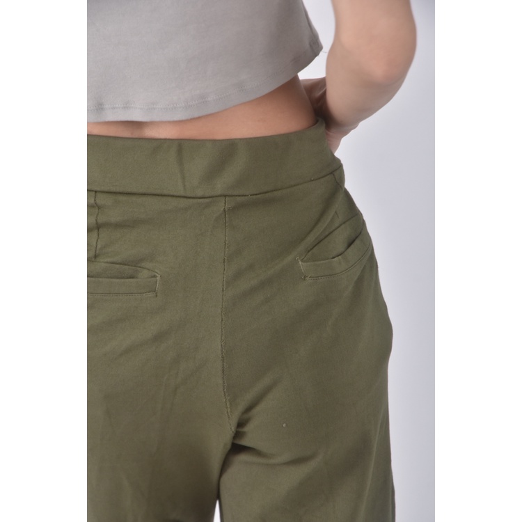 (XL) 101 original design高腰質感綠色短褲二手衣, , large