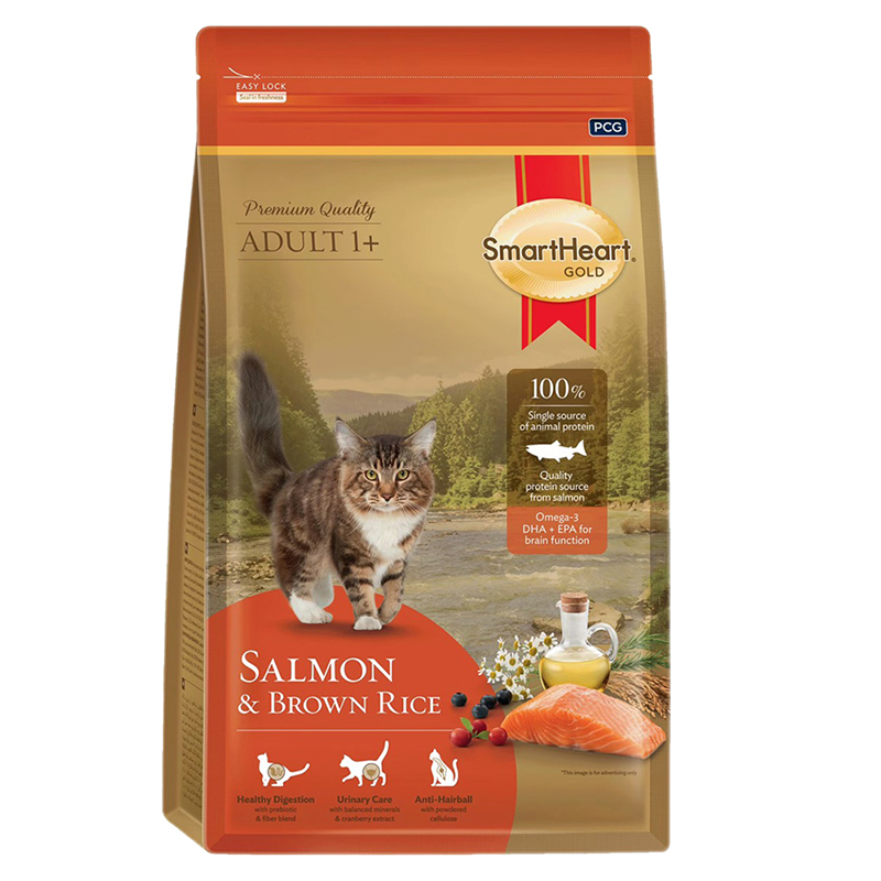 【SmartHeart 慧心】自然貓糧1kg-極地鮭魚+糙米