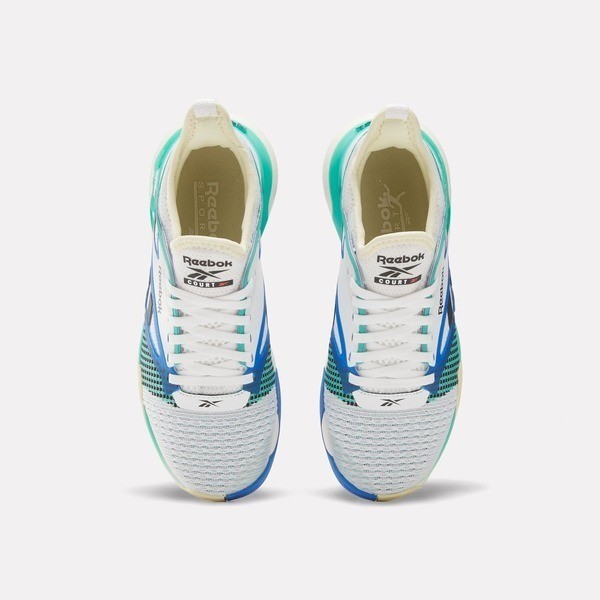 Reebok Nano Court 女 多功能 訓練鞋 球鞋 支撐 白綠 [100204811], , large