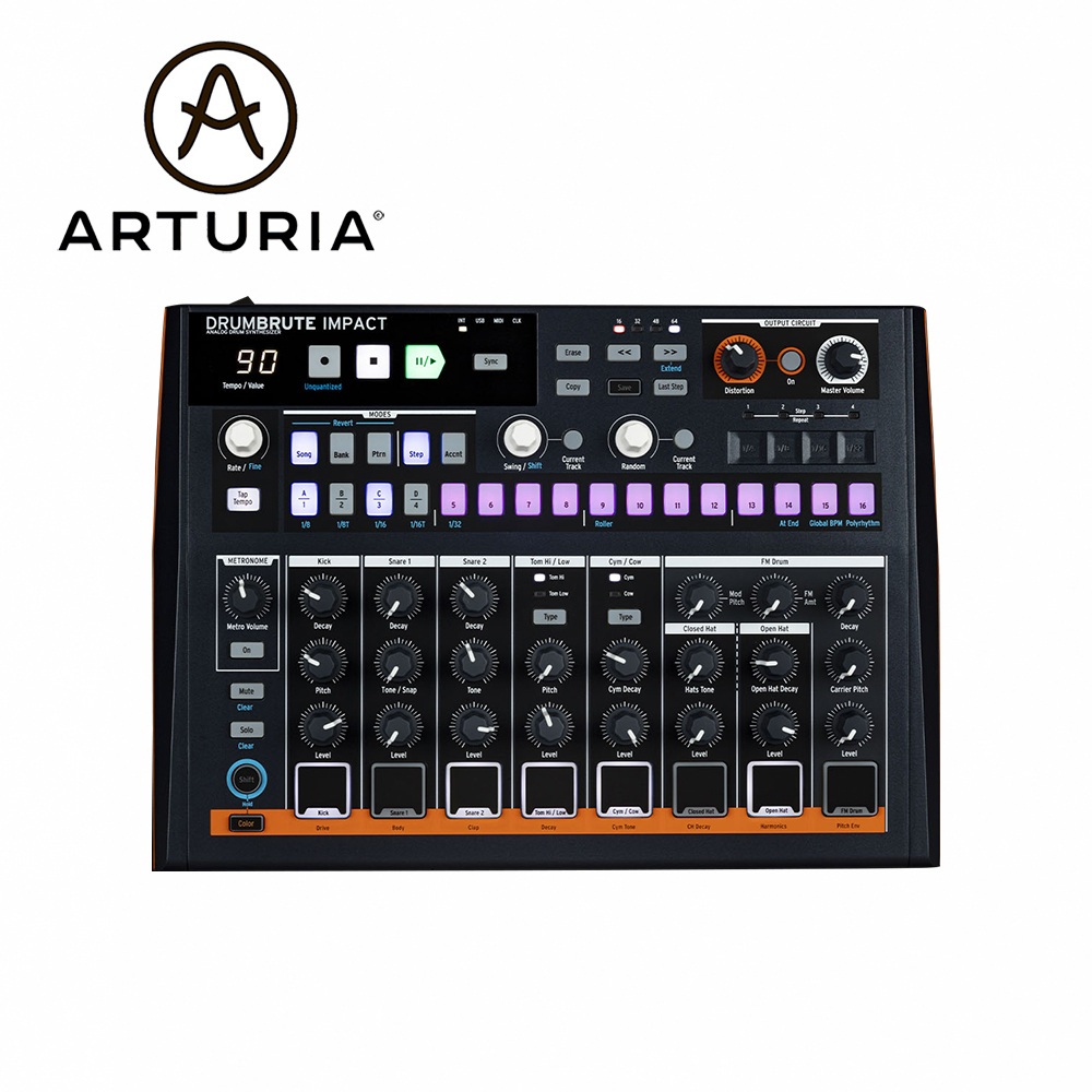 Arturia DrumBrute Impact 鼓機 合成器【敦煌樂器】, , large