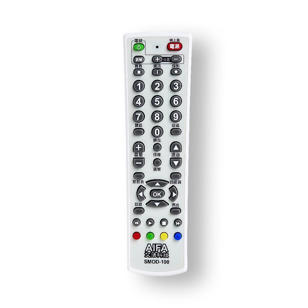 艾法科技AIFA 電視機上盒萬用遙控器 TV STB Universal Remote (SMOD100), , large