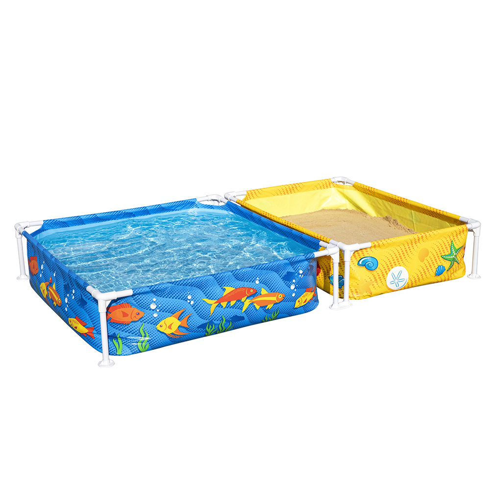 Bestway 2in1框架遊戲池561CF 泳池 沙池, , large
