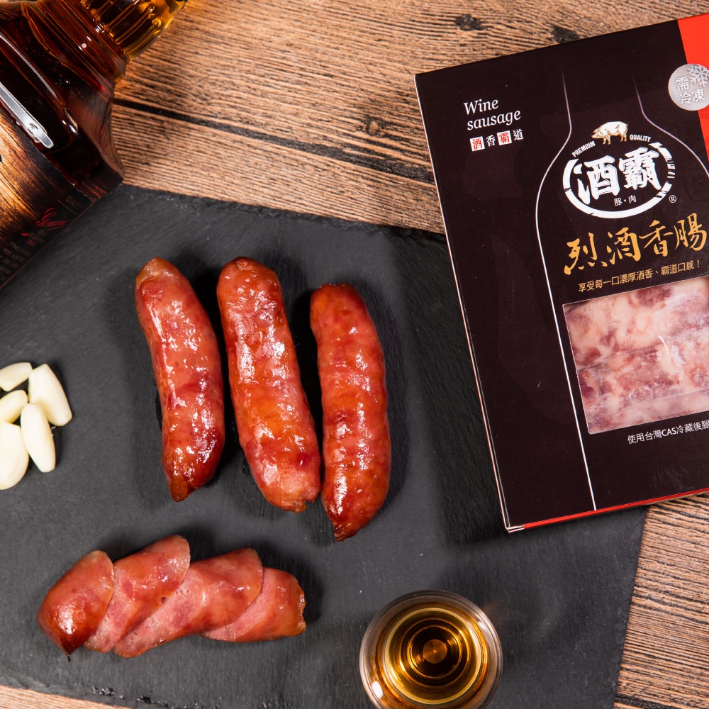 【氣炸人生】酒霸香腸300g(波本威士忌43度), , large