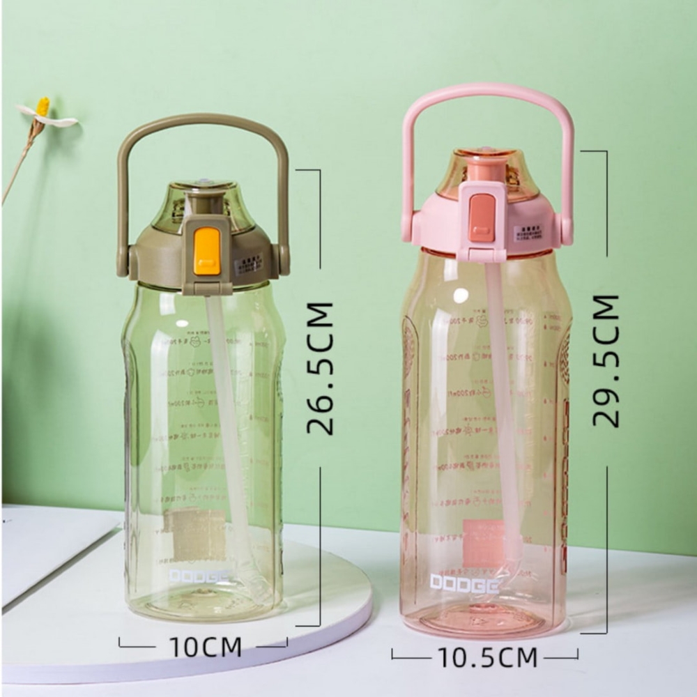 【H&R安室家】Dodge 道奇Tritan大容量彈蓋水壺 運動水壺2000ml(H31), , large