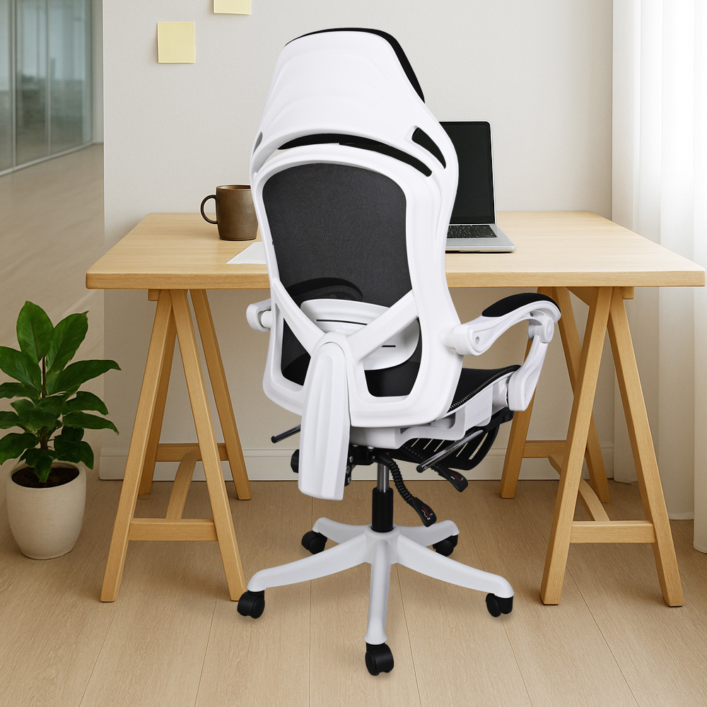 【AOTTO】高背透氣可擱腳電腦椅(KOC-026), , large