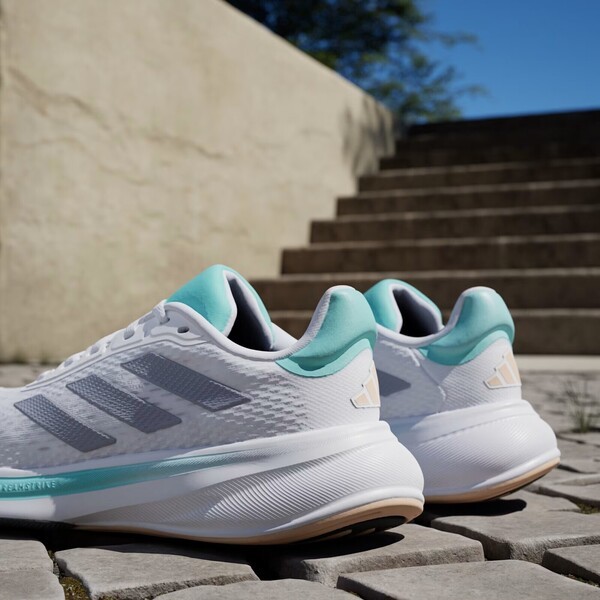 Adidas Response Super 女 慢跑鞋 運動鞋 透氣 緩震 白 水藍 [JI4639], , large