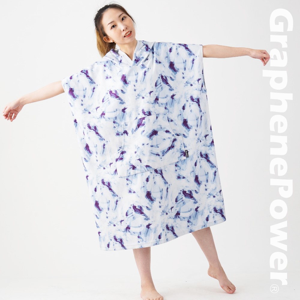 [GraphenePower] 石墨烯多功能連帽斗篷/毛巾衣(大人款), , large