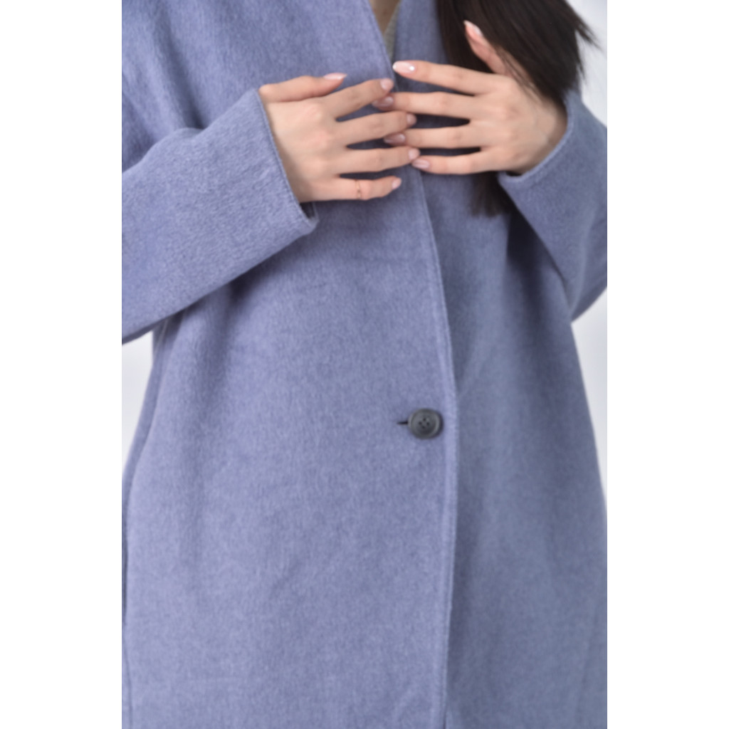 (L) uniqlo長版藍色外套二手衣, , large