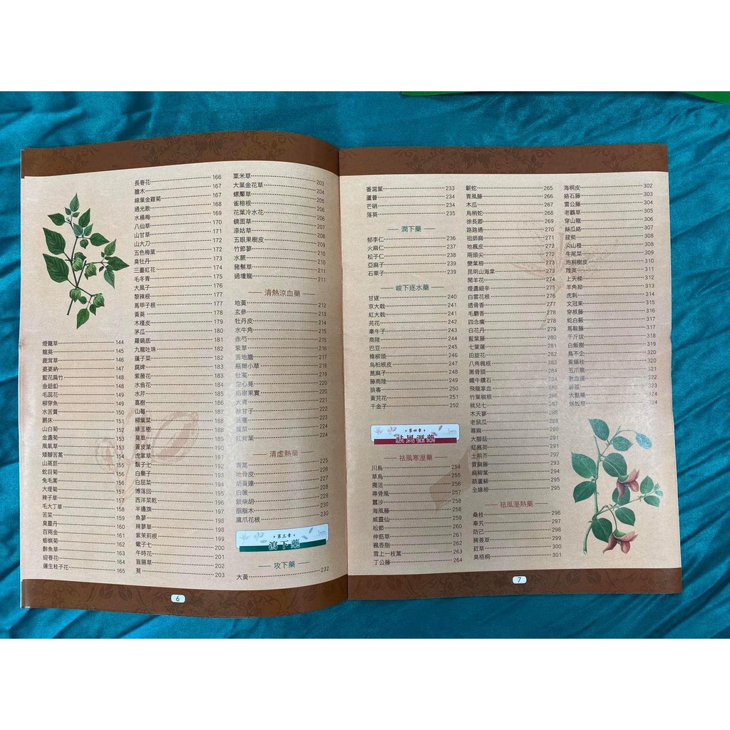 《南門書局》中國中草藥圖典 2冊~~中藥草藥, , large