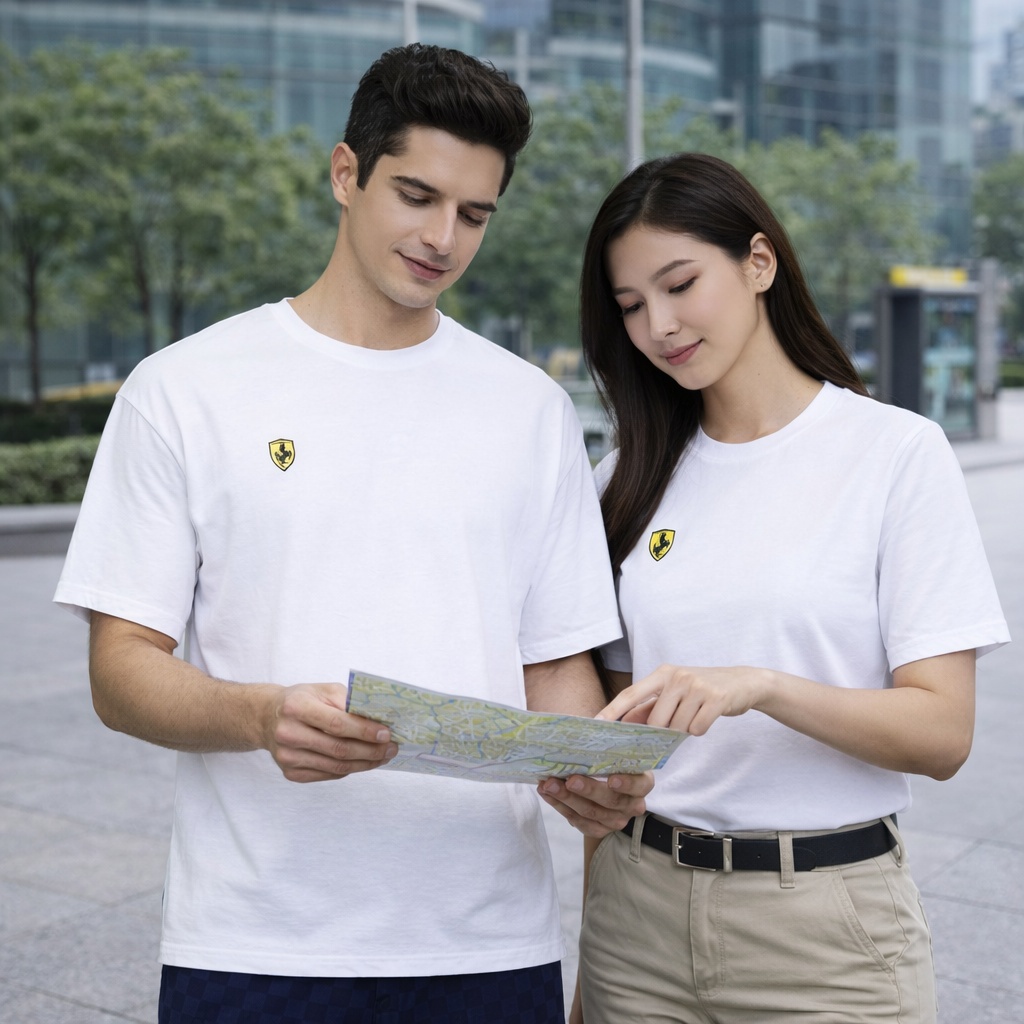 【FALALI】Short-sleeved cooling polo T-shirt - Men's (white), , large