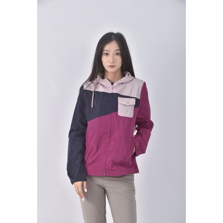 (S) outdoor跳色粉色外套二手衣, , large