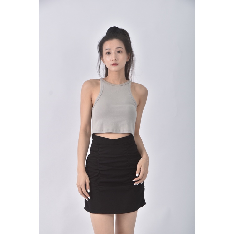 (S) 【安于晴Charlene私服】質感黑色短裙二手衣